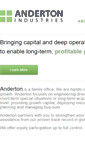 Mobile Screenshot of andertonindustries.com